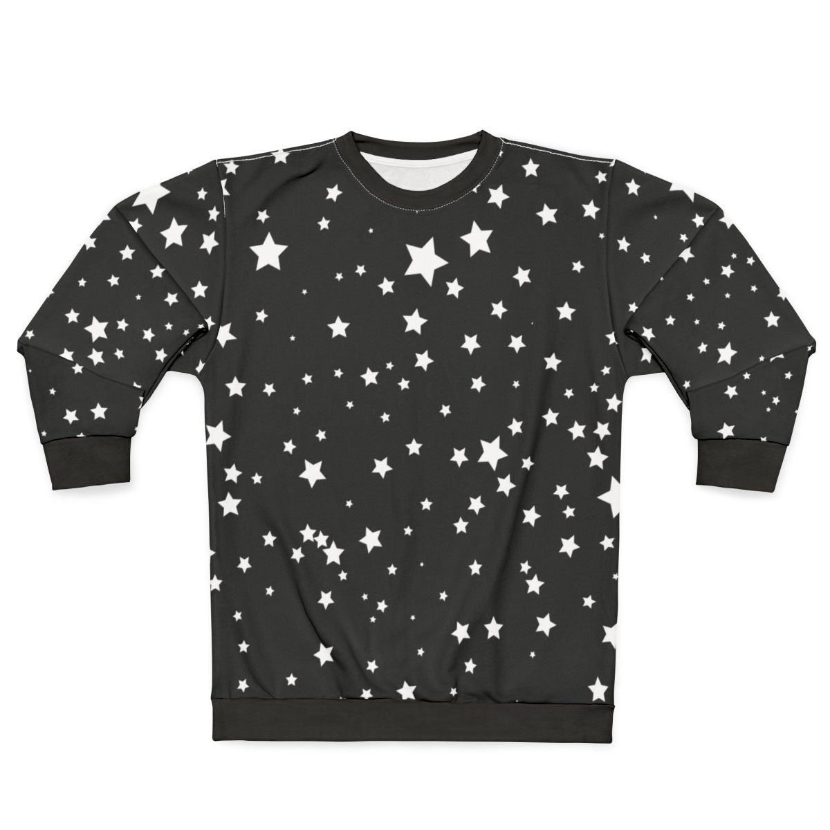 Cosmic stars sweatshirt featuring a galaxy-inspired starry design