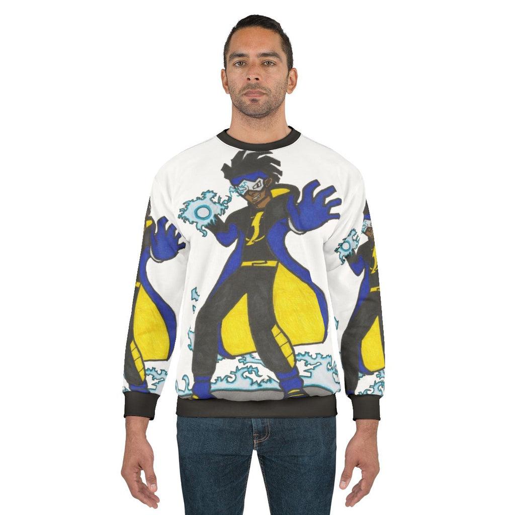 Static Shock Superhero Sweatshirt