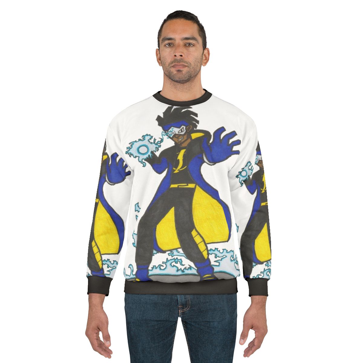 Static Shock Superhero Sweatshirt
