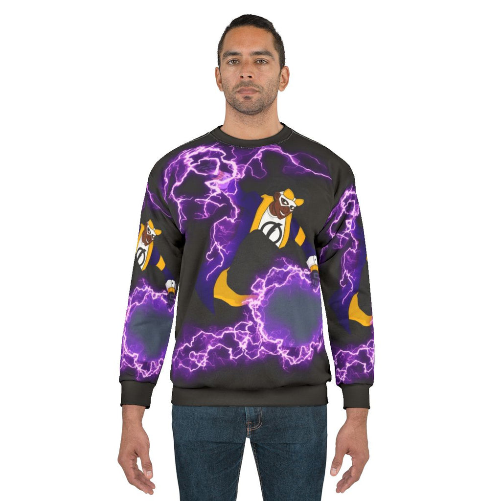 Static Shock superhero graphic sweatshirt
