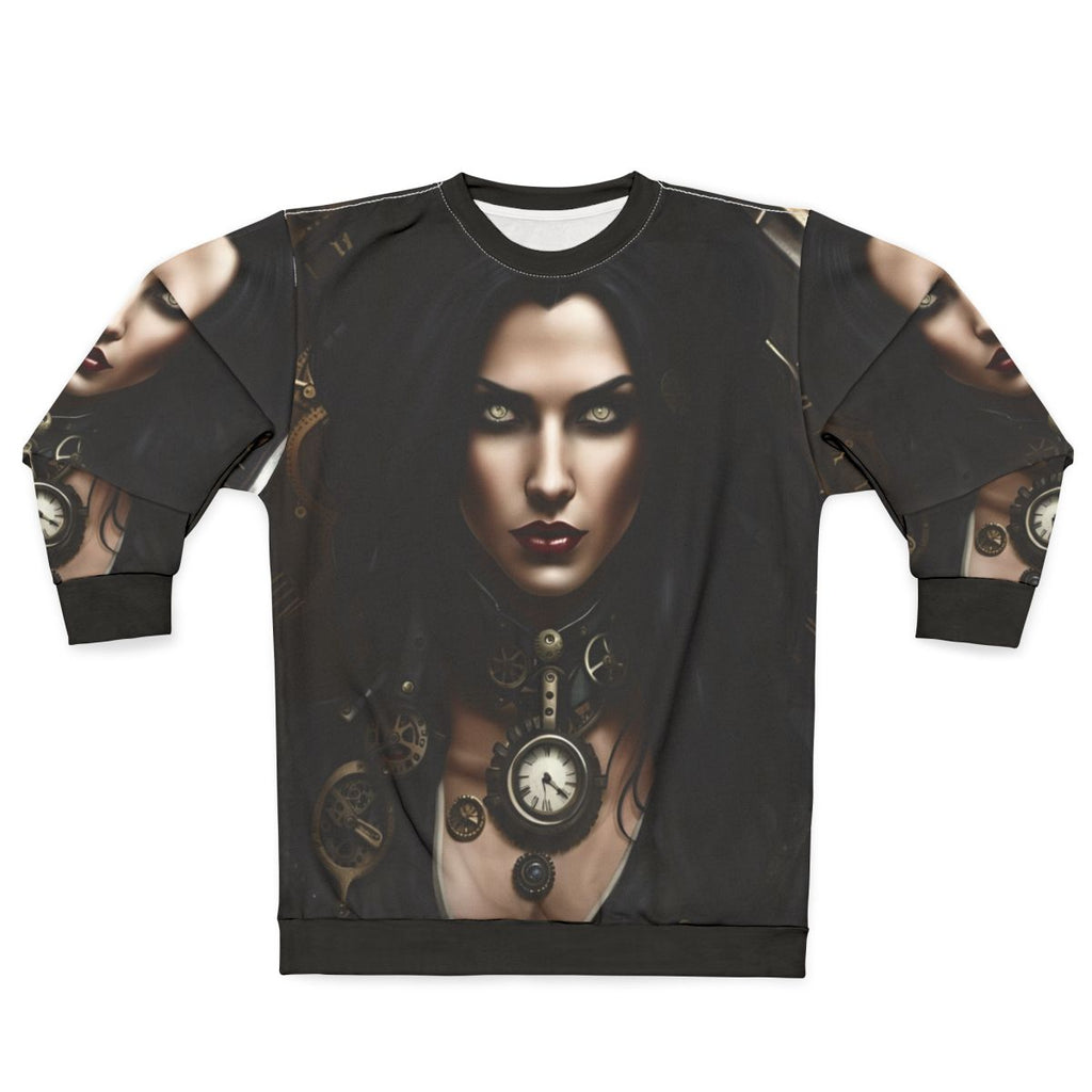Steampunk vamp women's gothic sweatshirt