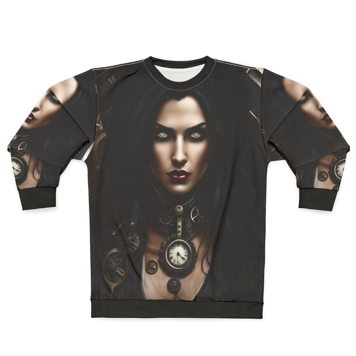 Steampunk vamp women's gothic sweatshirt