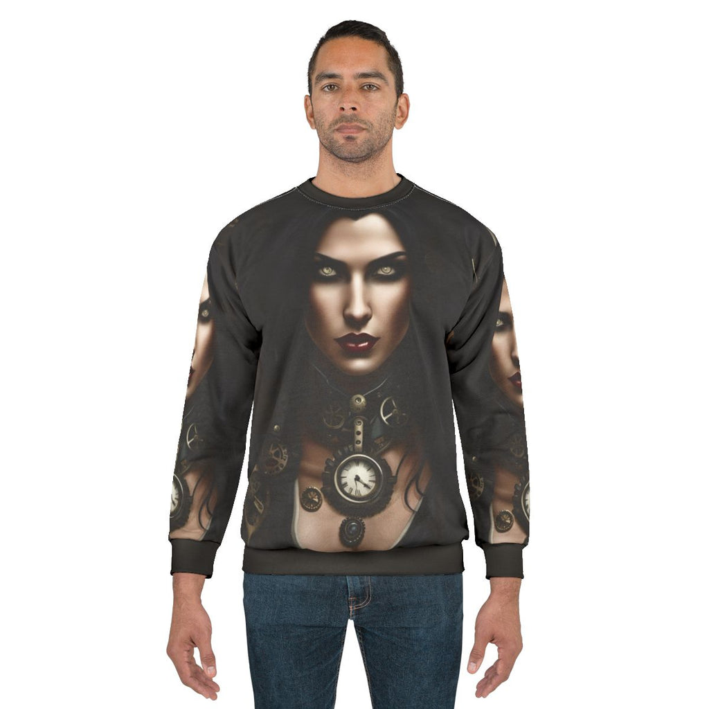 Steampunk vamp women's gothic sweatshirt