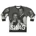 Step Brothers movie themed sweatshirt with a graphic portrait of Will Ferrell and John C. Reilly