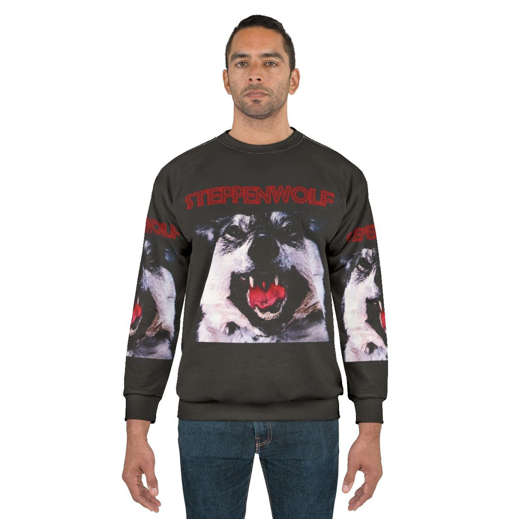 Steppenwolf rock sweatshirt inspired by Hermann Hesse's literature