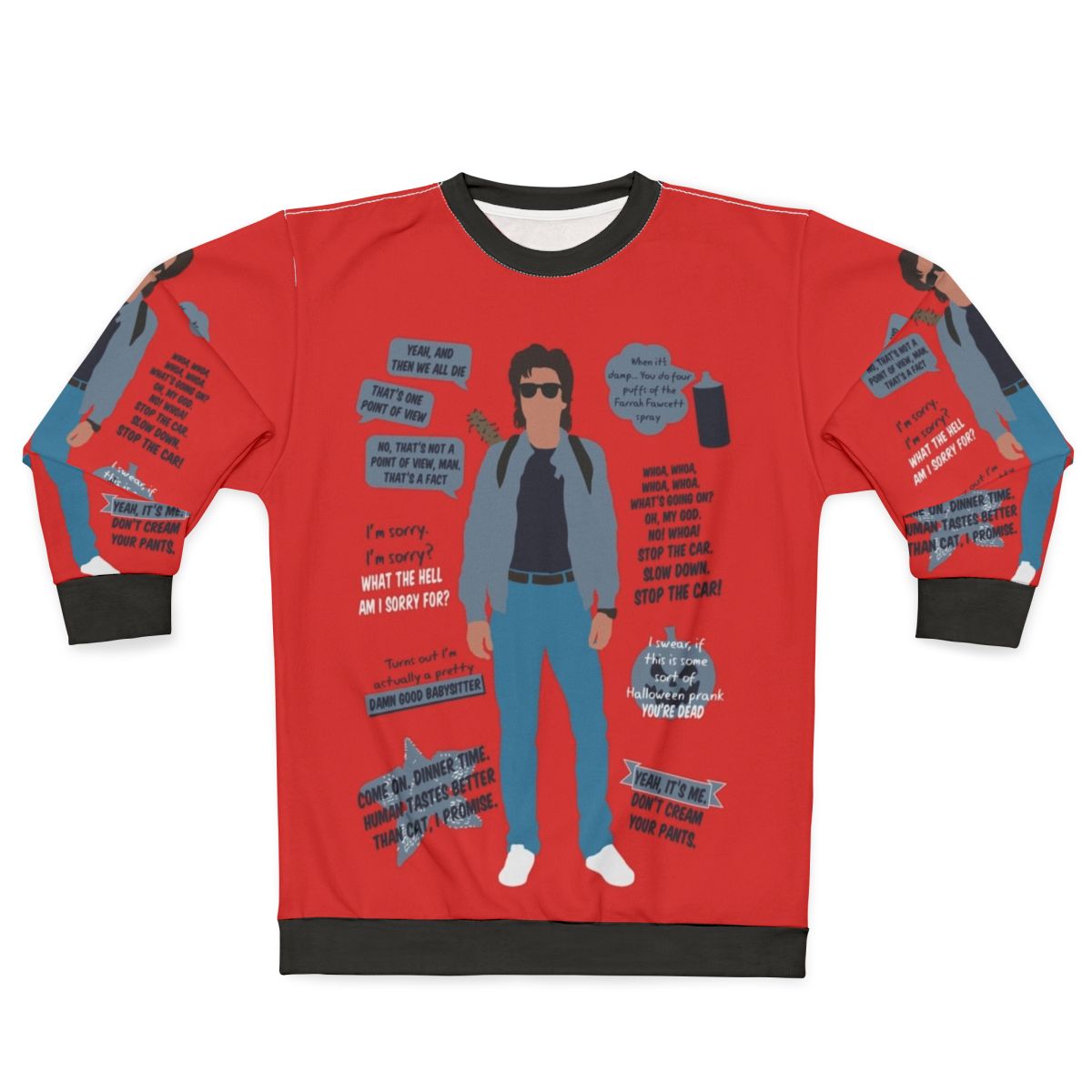 Steve Harrington Stranger Things Season 2 Quotes Sweatshirt