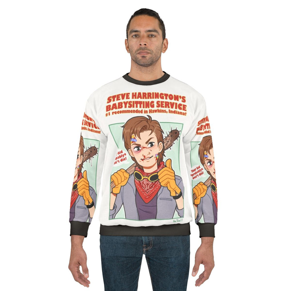 Steve Harrington's Babysitting Service Stranger Things Sweatshirt
