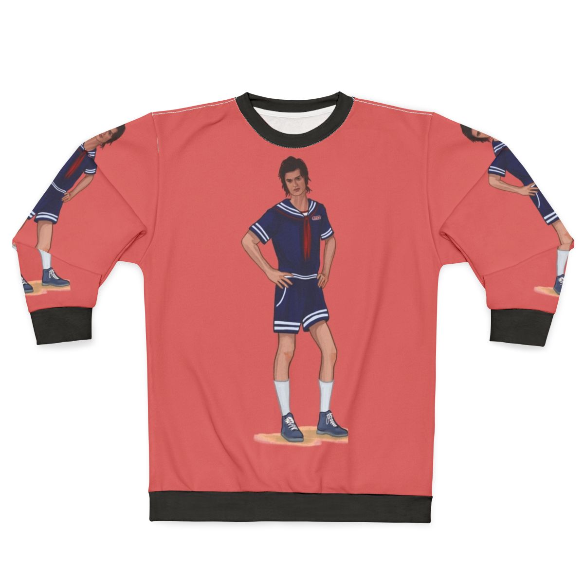Steve Sweatshirt with Stranger Things graphics