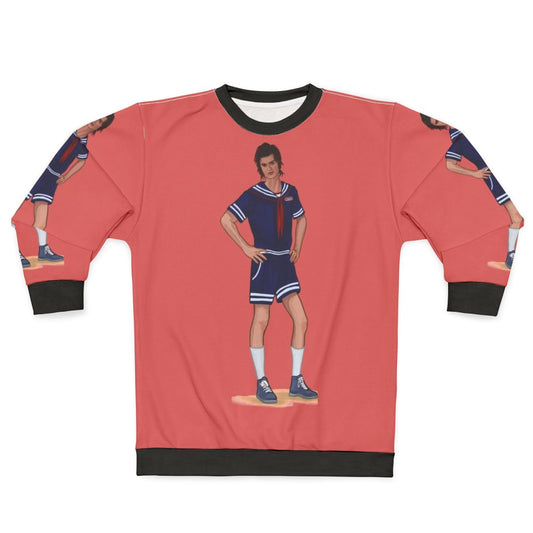 Steve Sweatshirt with Stranger Things graphics