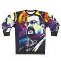 Steven Seagal action movie themed sweatshirt