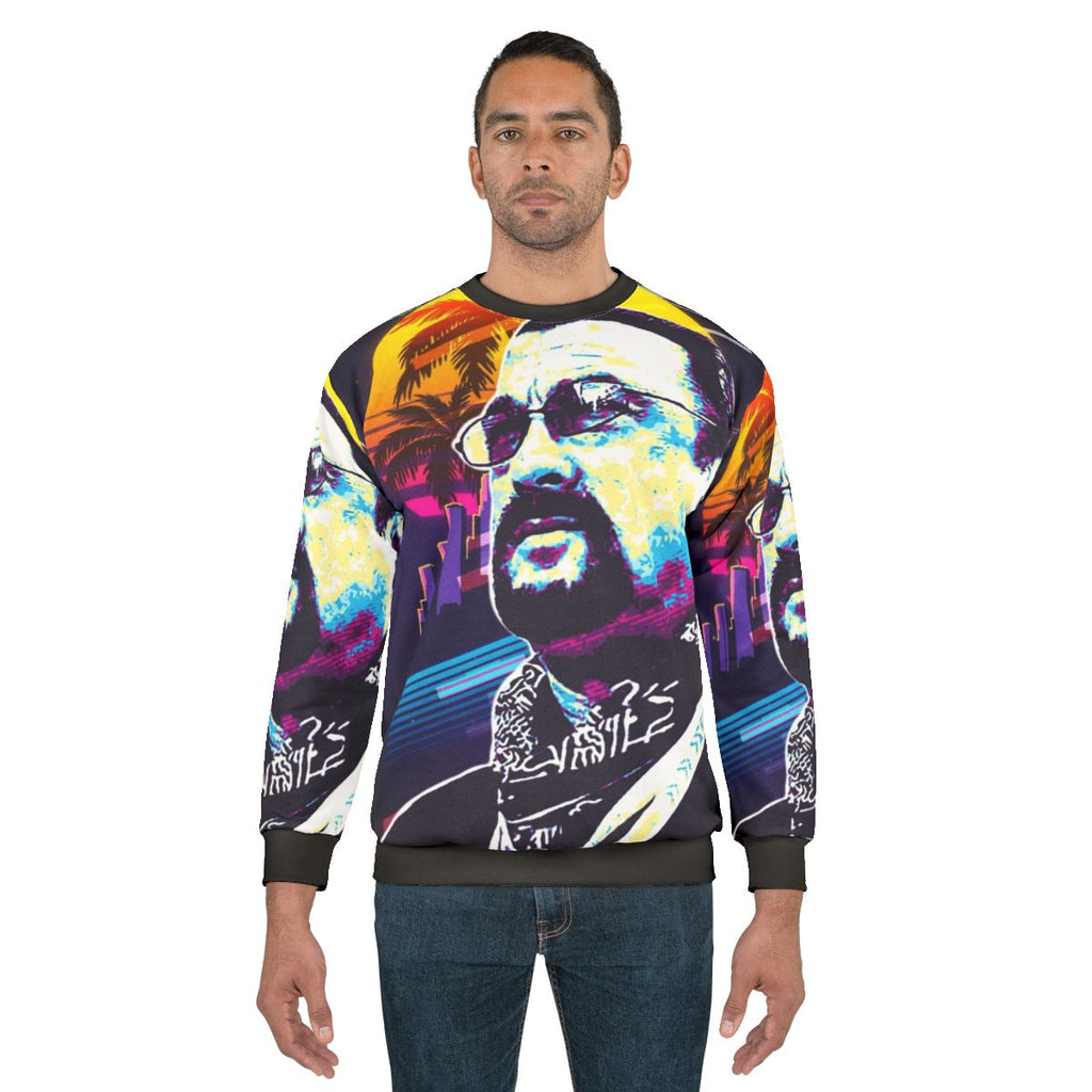Steven Seagal action movie themed sweatshirt