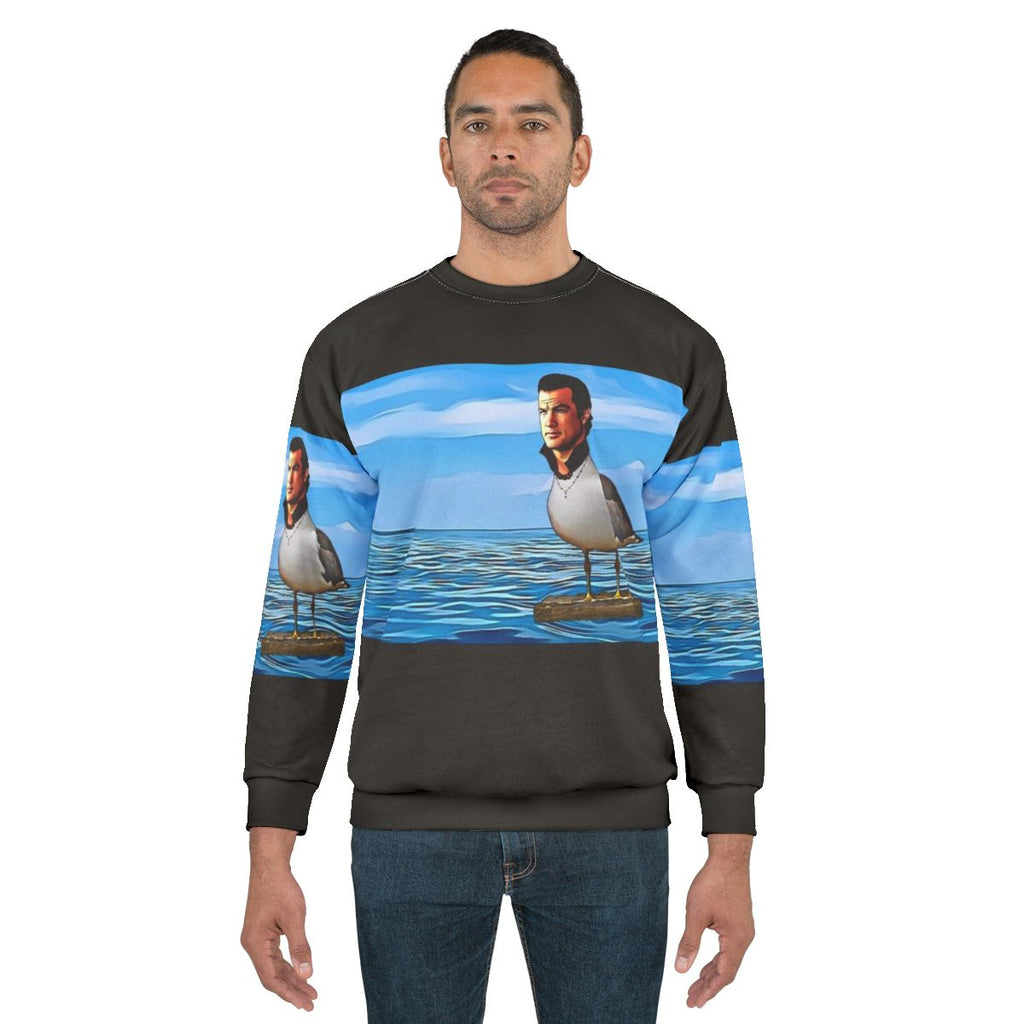 Steven Seagull Action Movie Sweatshirt