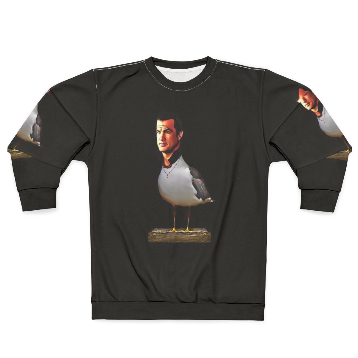 Steven Seagal inspired seagull sweatshirt