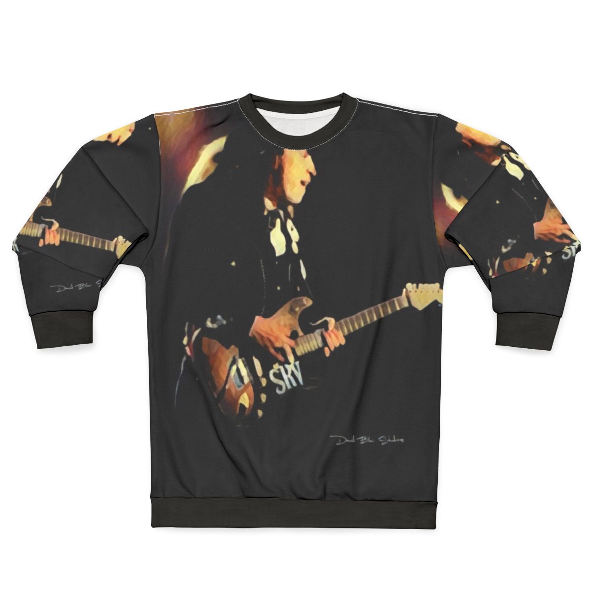 Stevie Ray Vaughan Graphic 2 Sweatshirt featuring modern blues music art