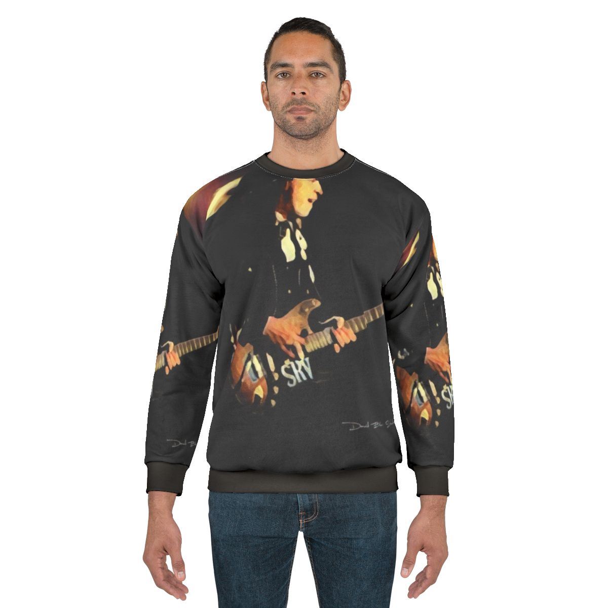Stevie Ray Vaughan Graphic 2 Sweatshirt featuring modern blues music art
