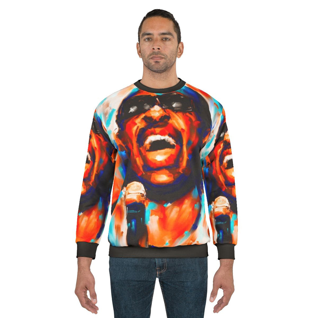 Stevie Wonder Portrait Sweatshirt