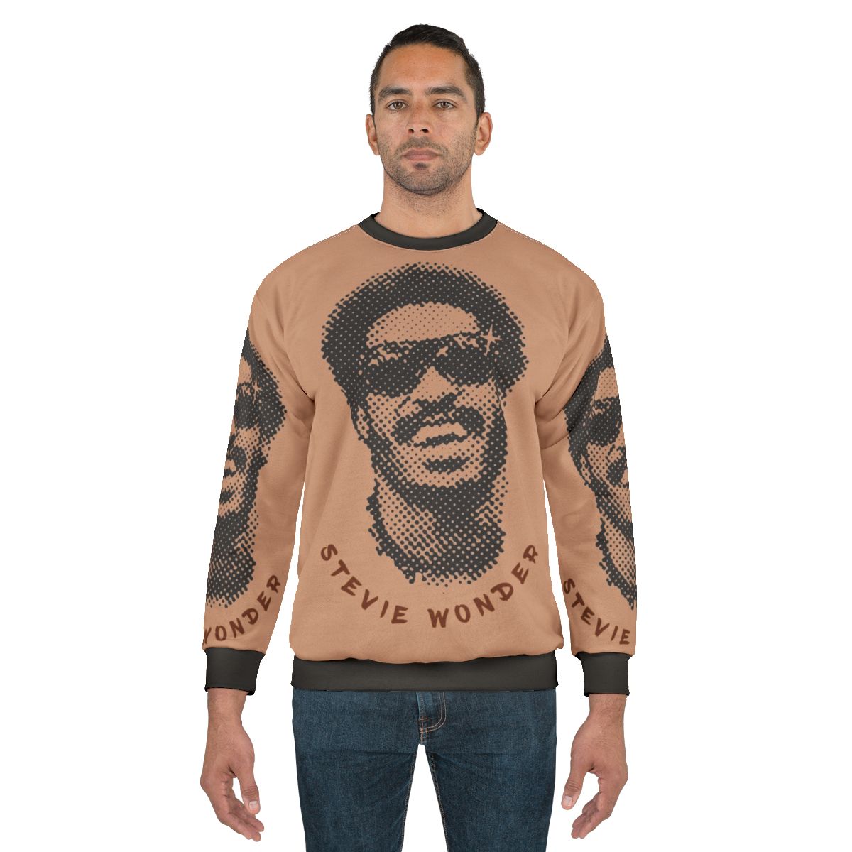 Stevie Wonder portrait sweatshirt