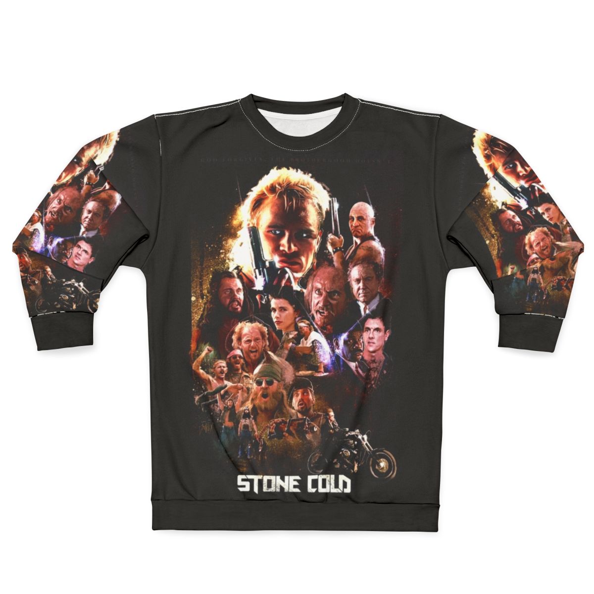 Stone Cold Movie Sweatshirt featuring Brian Bosworth