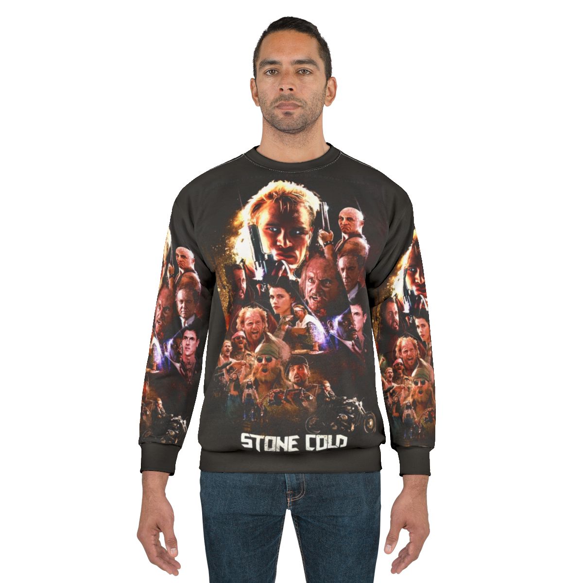 Stone Cold Movie Sweatshirt featuring Brian Bosworth