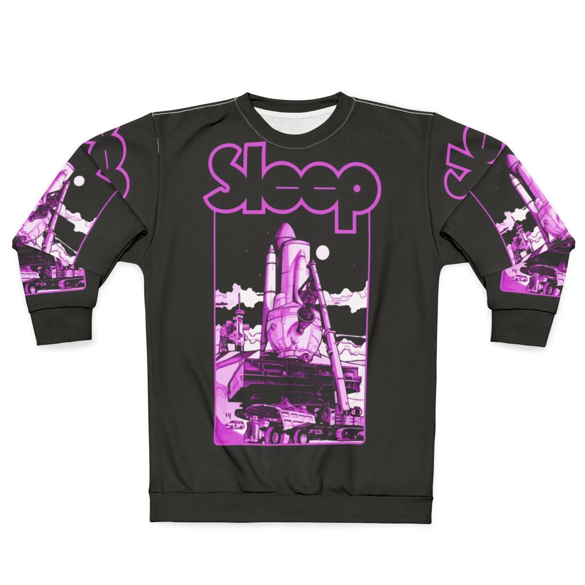 Stoner Metal Sleep Band Sweatshirt with Dopesmoker Album Art