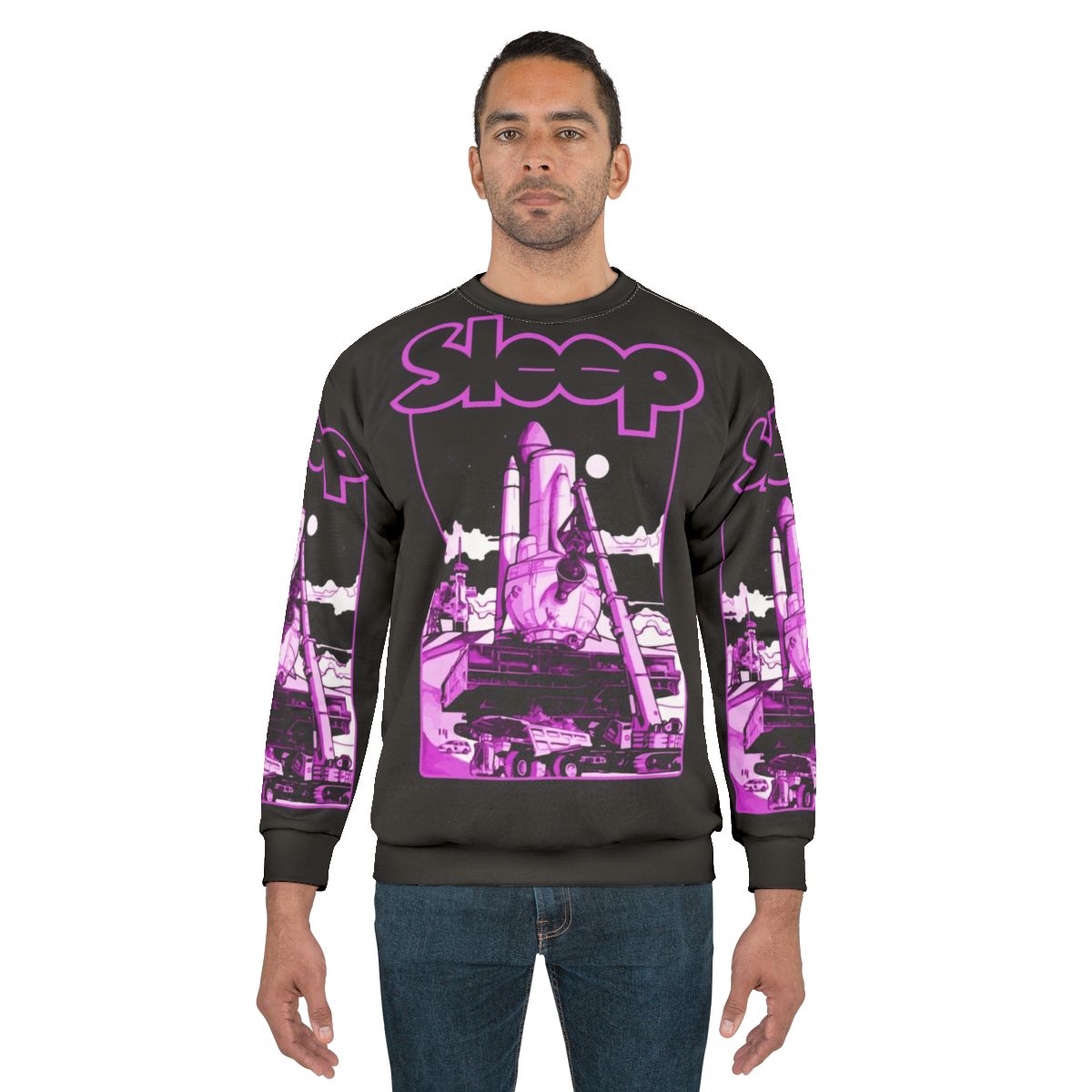 Stoner Metal Sleep Band Sweatshirt with Dopesmoker Album Art