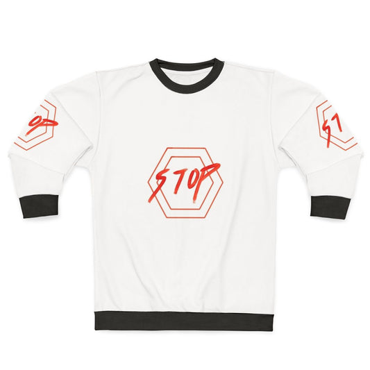 Red Hexagon Stop Sign Sweatshirt