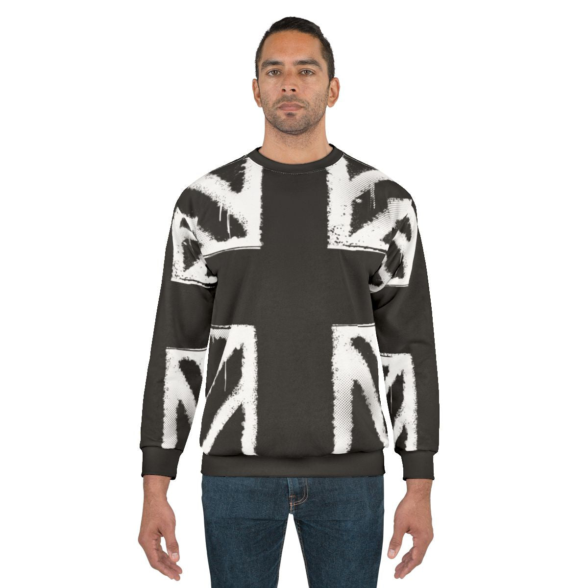 Stormzy Glastonbury graphic sweatshirt featuring grime music and festival imagery