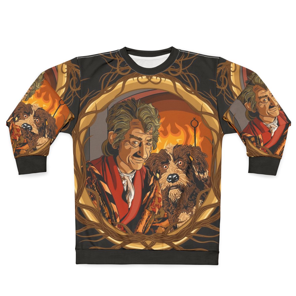 Storyteller Sweatshirt with 80s retro fantasy design