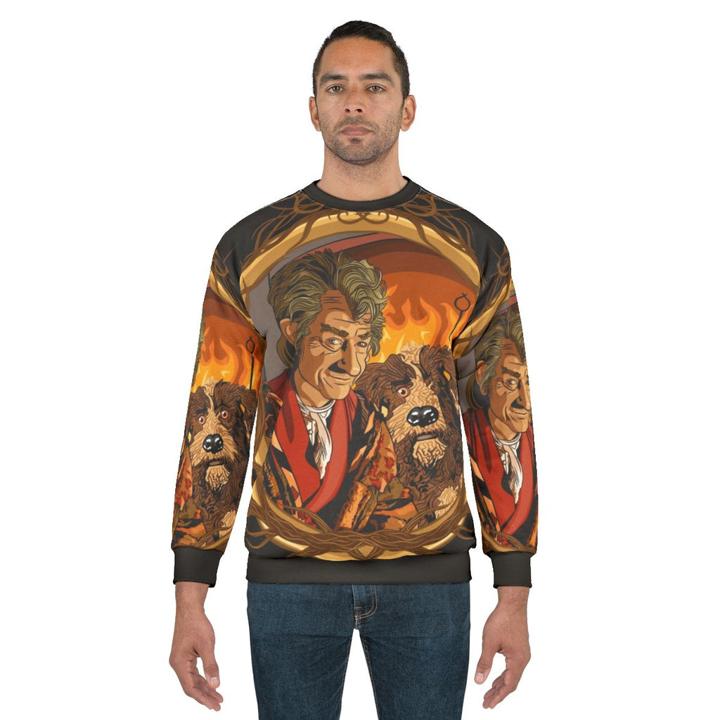 Storyteller Sweatshirt with 80s retro fantasy design