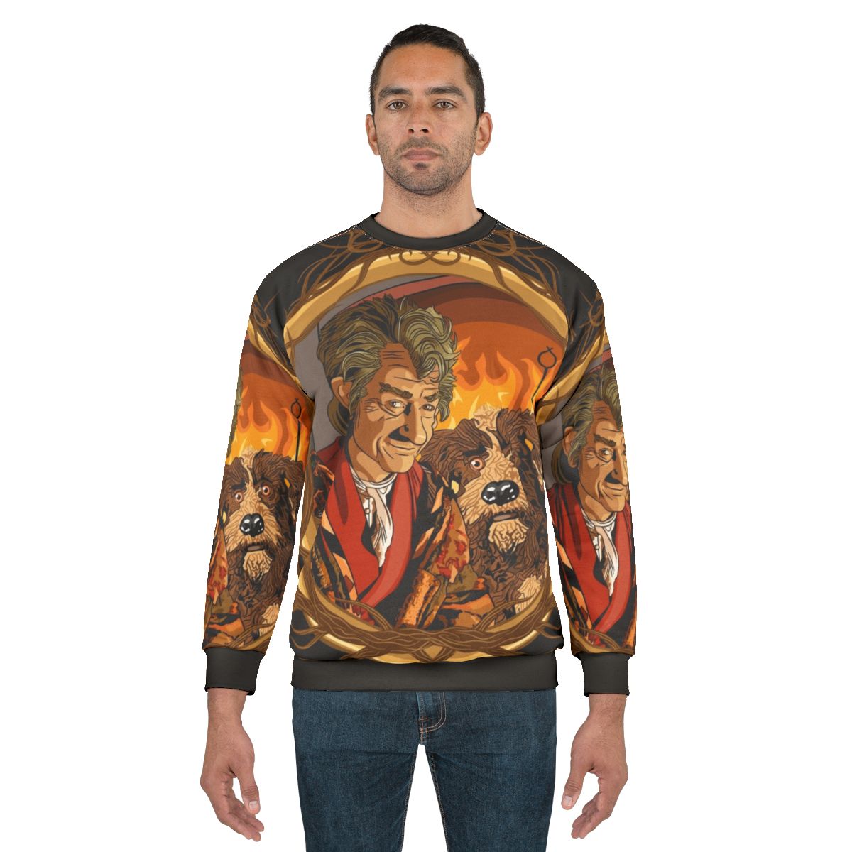 Storyteller Sweatshirt with 80s retro fantasy design