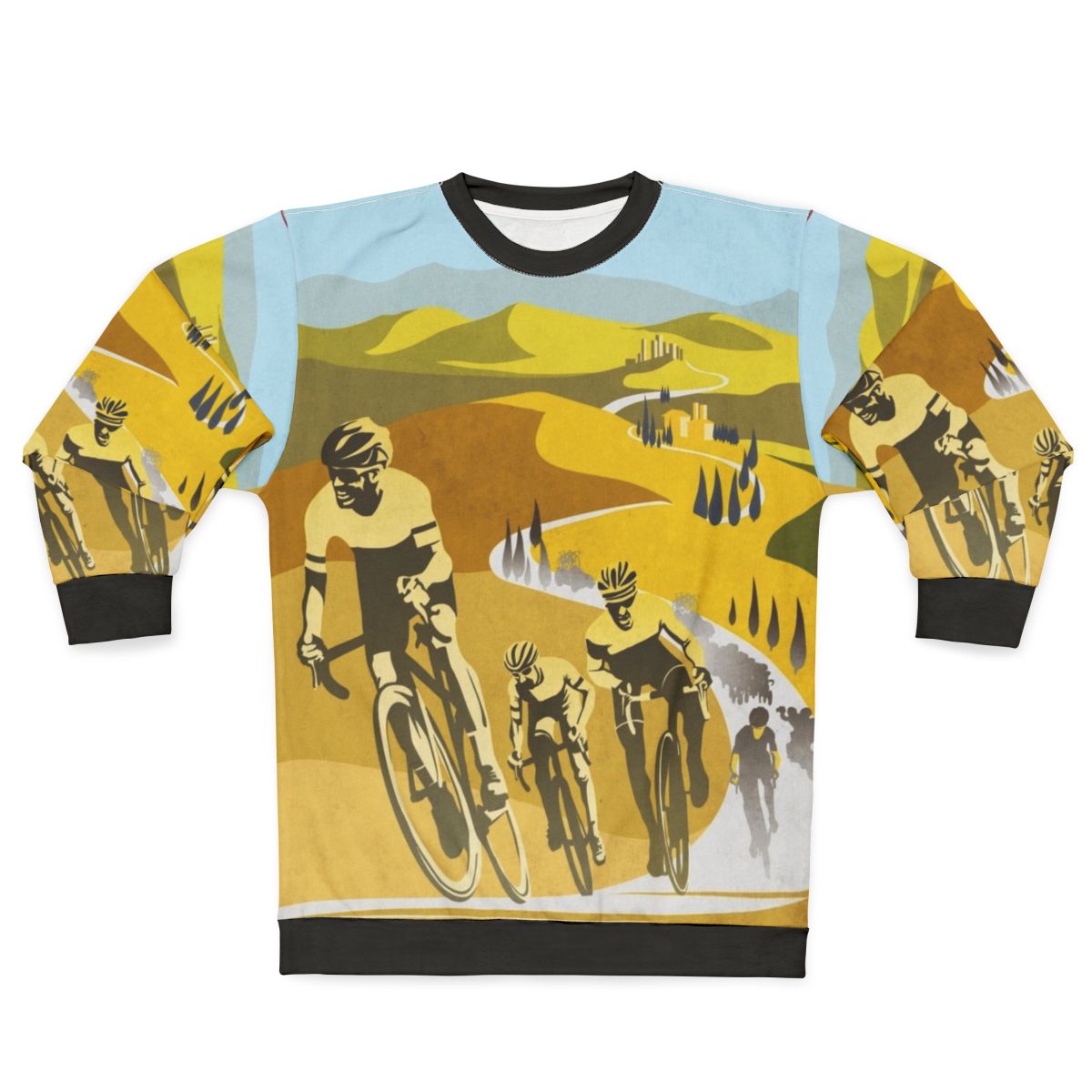 Strade Bianche Retro Cycling Classic Art Sweatshirt