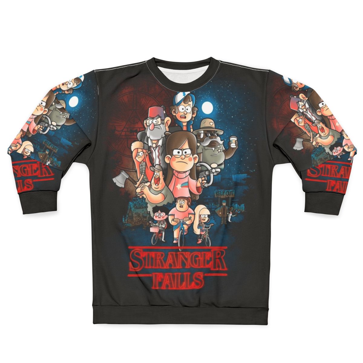 Stranger Things x Gravity Falls Crossover Sweatshirt