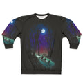 Stranger In The Woods sci-fi horror themed sweatshirt