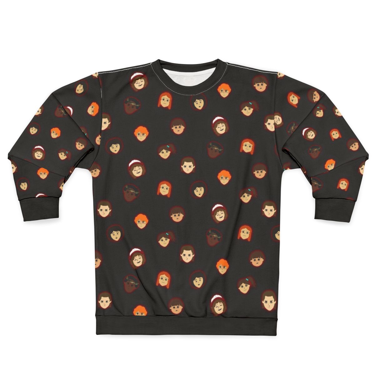 Stranger Things Kids Faces Retro Gaming Sweatshirt