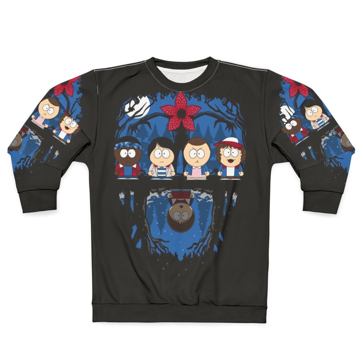 Retro 80s Stranger Park Sweatshirt featuring Stranger Things inspired design