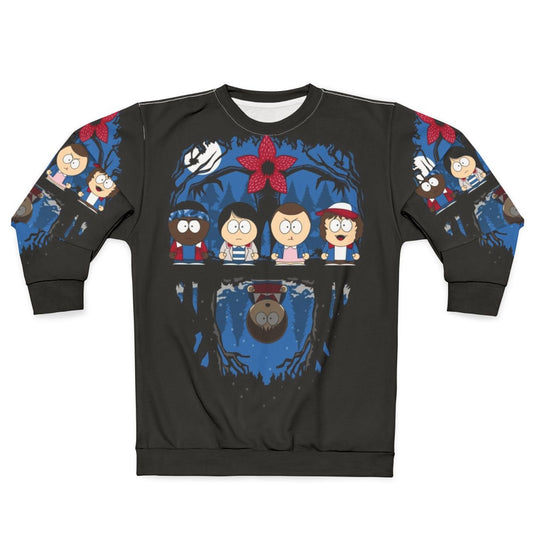 Retro 80s Stranger Park Sweatshirt featuring Stranger Things inspired design