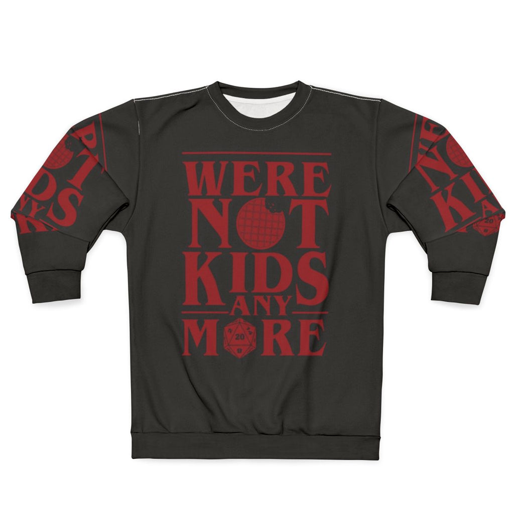 Stranger Things 3 "We're Not Kids Anymore" Red Sweatshirt