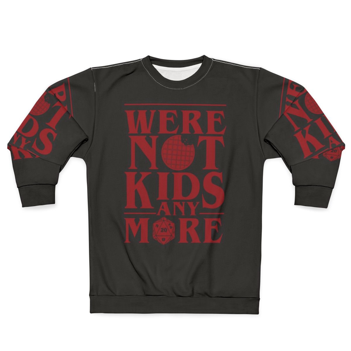 Stranger Things 3 "We're Not Kids Anymore" Red Sweatshirt