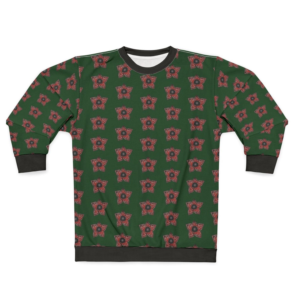 Stranger Things Demogorgon Pattern Sweatshirt