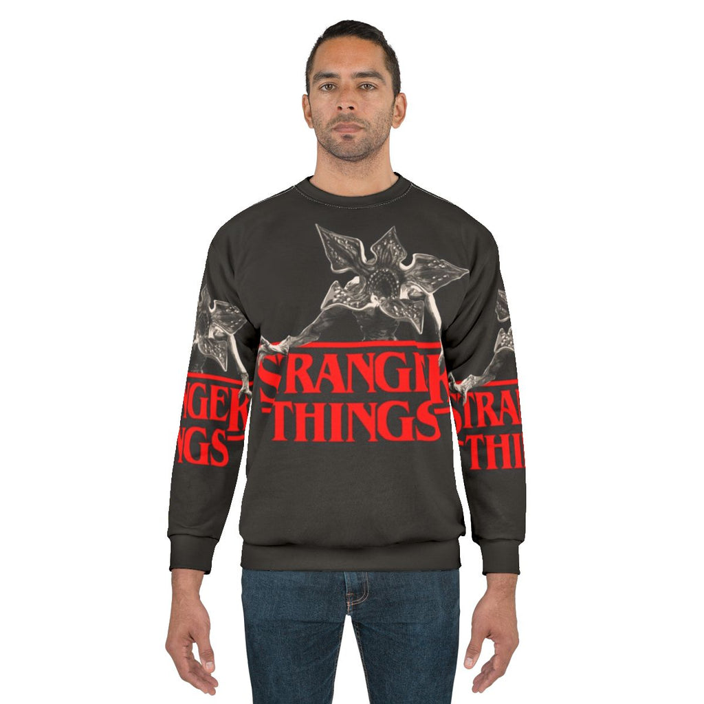 Stranger Things Demogorgon Sweatshirt - Upside Down Themed Netflix Series Apparel