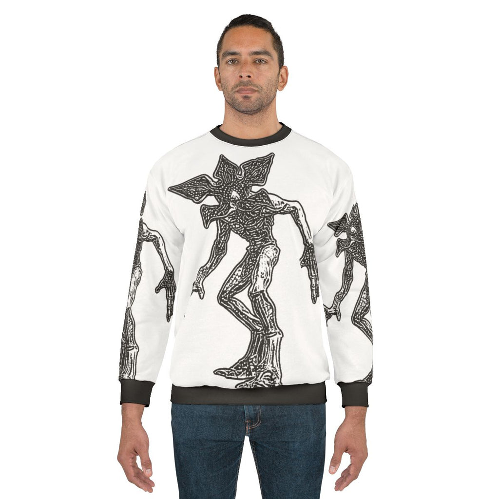 Stranger Things Demogorgon Sweatshirt - Horror-Themed Netflix Merchandise