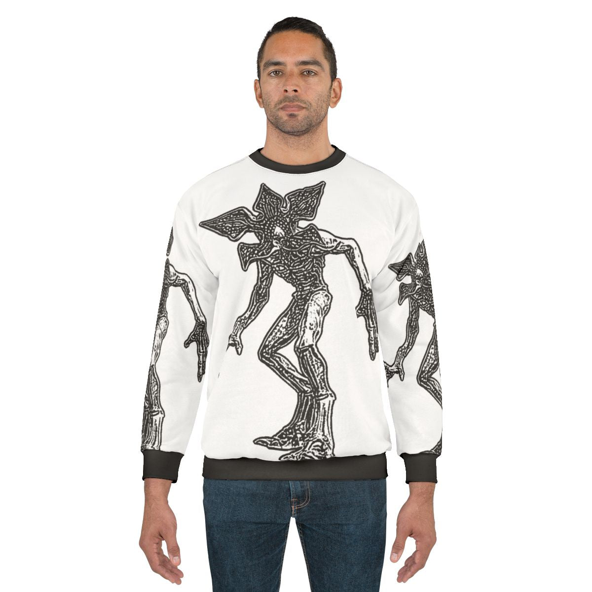 Stranger Things Demogorgon Sweatshirt - Horror-Themed Netflix Merchandise