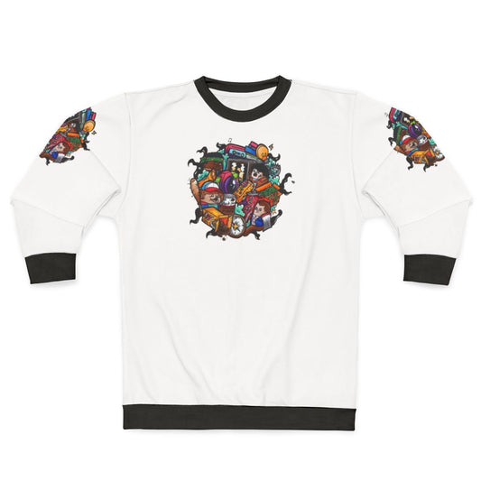 Stranger Things doodle graphic sweatshirt