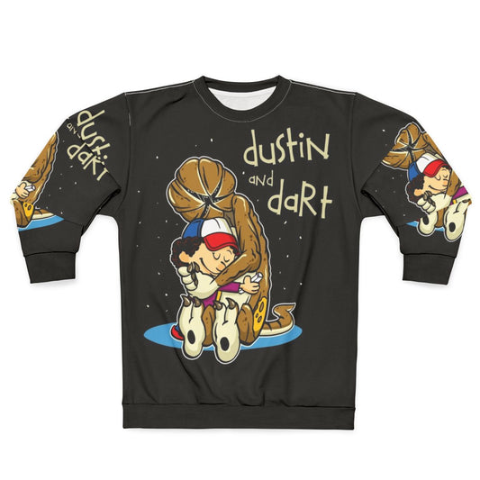 Stranger Things Dustin and Dart Pullover Sweatshirt