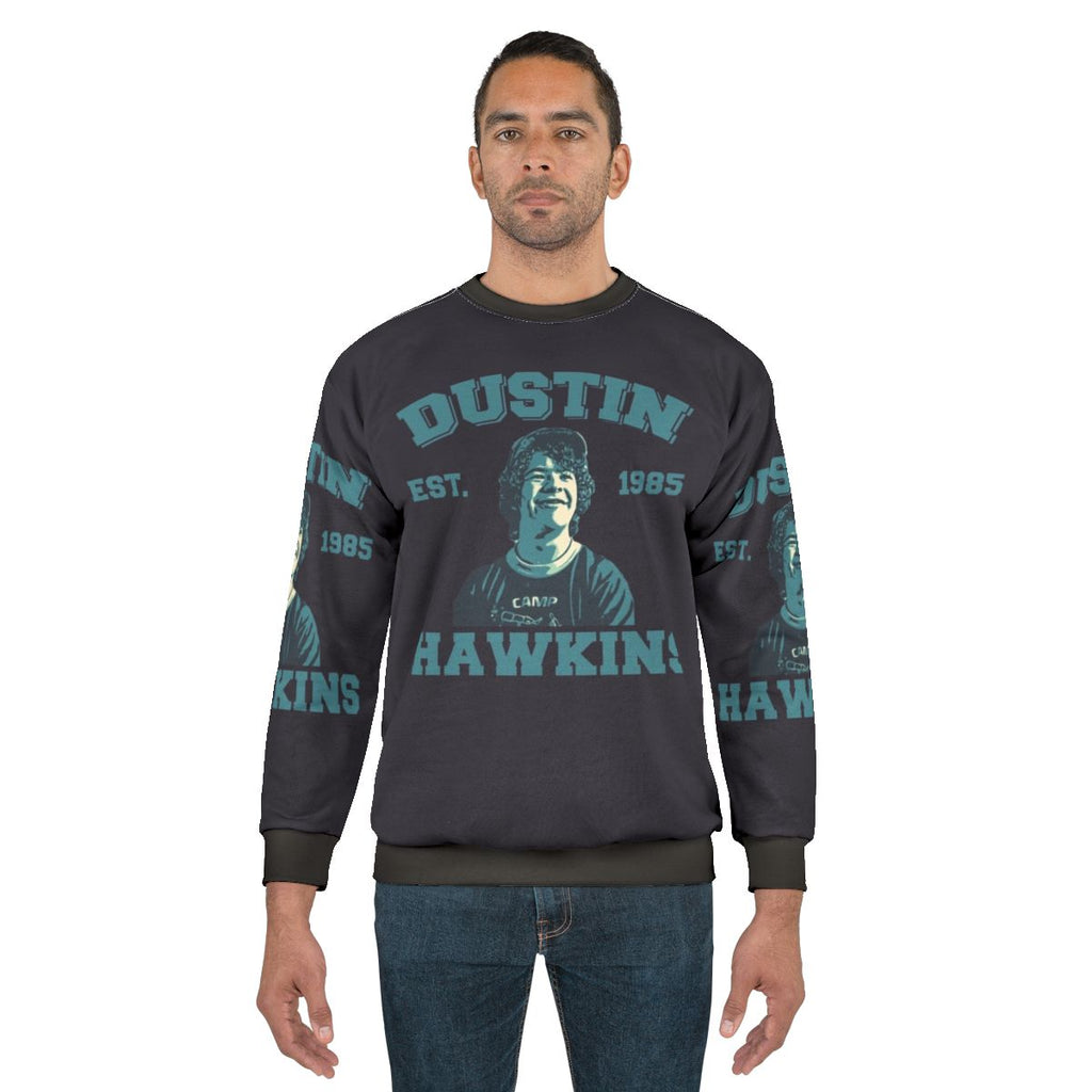 Stranger Things Dustin Hopper Retro 80s Sweatshirt