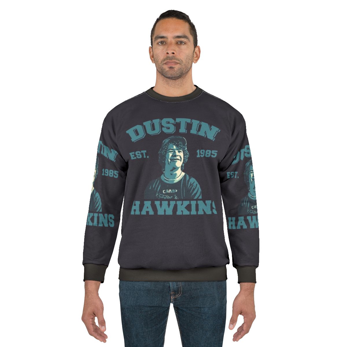 Stranger Things Dustin Hopper Retro 80s Sweatshirt