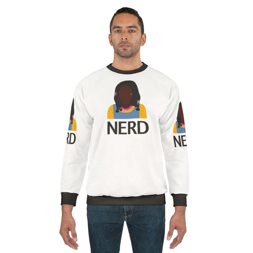 Stranger Things Erica Nerd Graphic Sweatshirt
