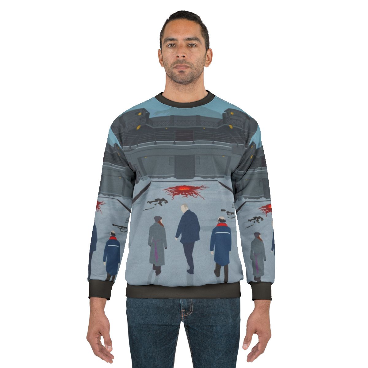 Stranger Things Fan Art Graphic Print Sweatshirt