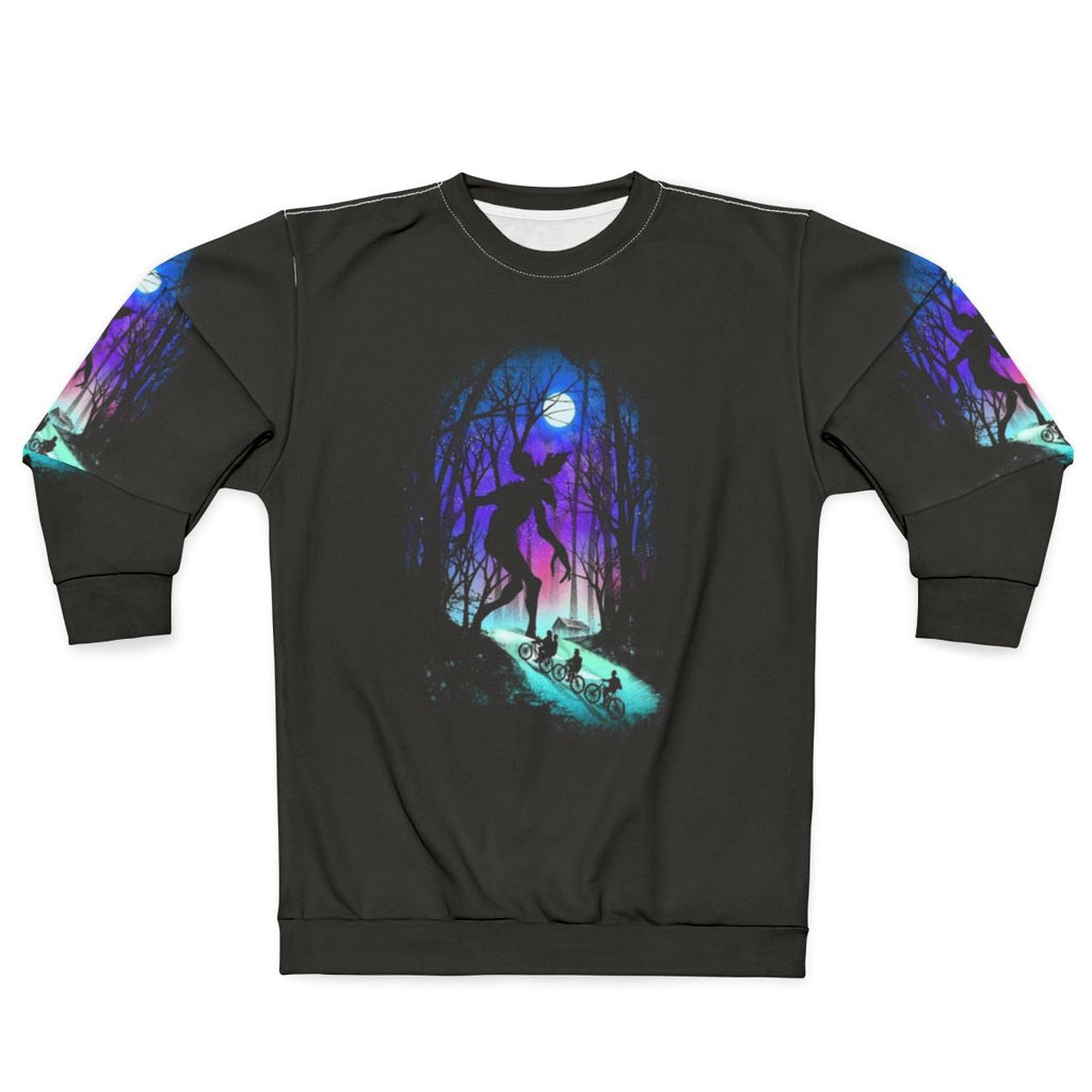 Stranger Things Sweatshirt featuring Demogorgon and Bikes