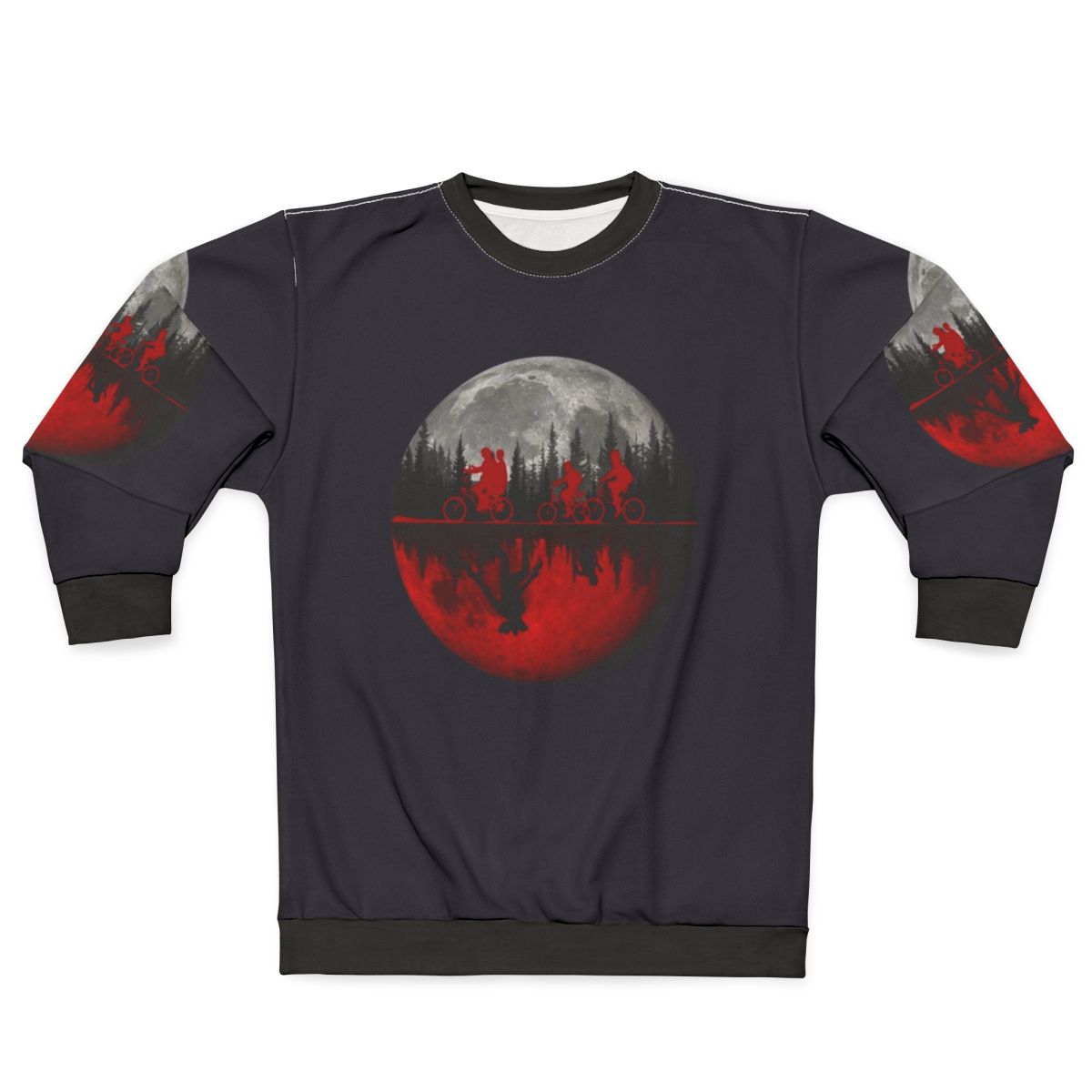 Stranger Things Retro Moon Design Sweatshirt